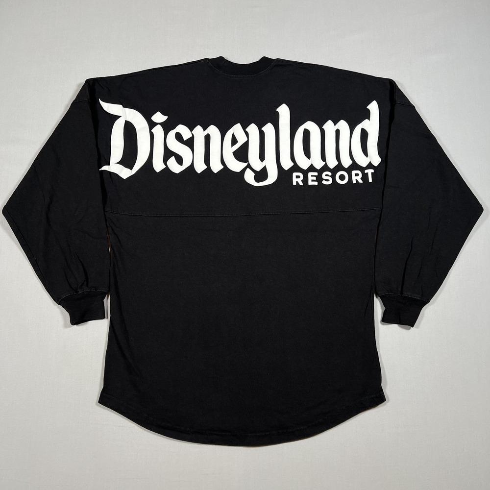 Disneyland Spirit Jersey Black XS Long Sleeve T-Shirt Adult Disney Parks Resort